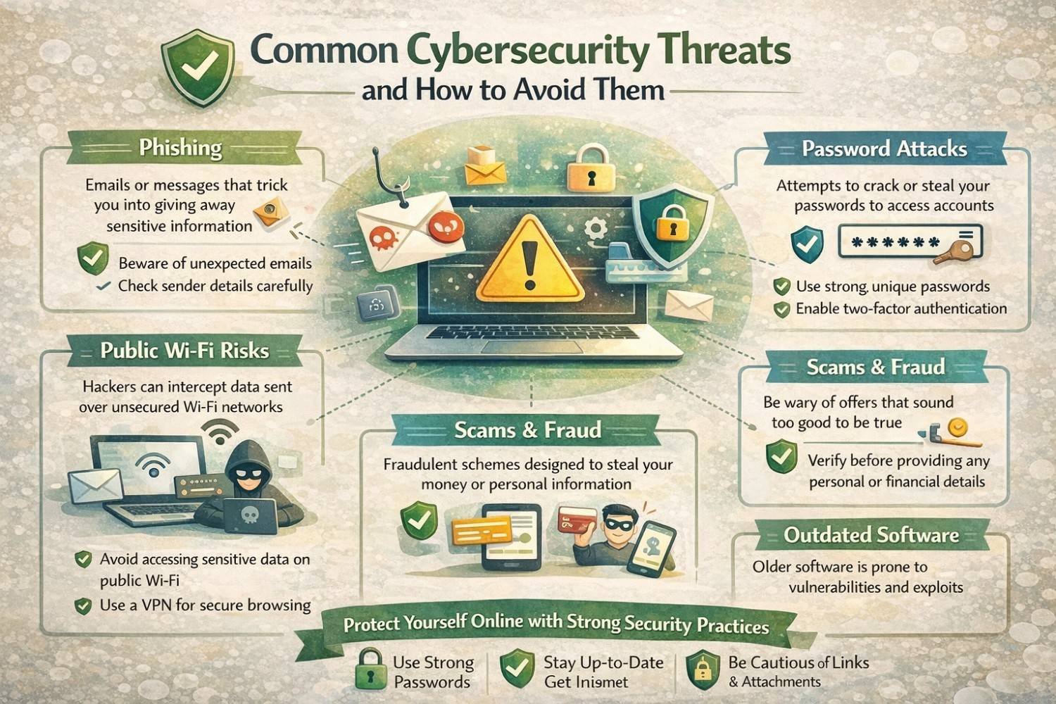 Common Cybersecurity Threats and How to Avoid Them (2026 Guide)